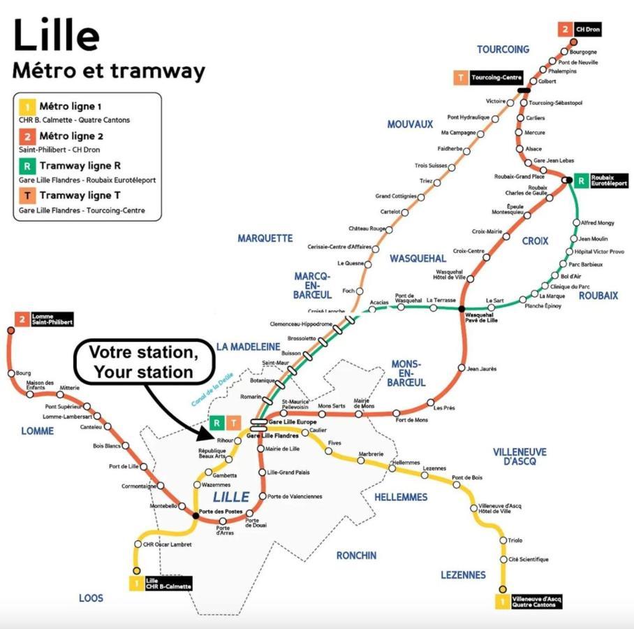 Old Town - Nice Cozy And Functional Ap For 5Pers Lille Extérieur photo
